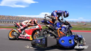 Motogp 20 mod crash compilation | ten minute #129
