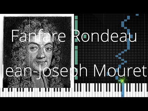Piano Solo Fanfare Rondeau Jean Joseph Mouret Synthesia Piano Tutorial 