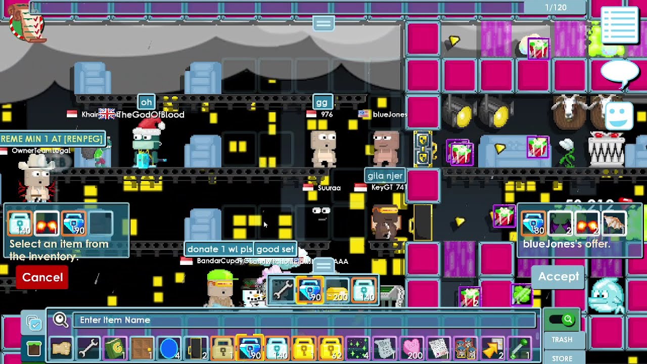 Show Battle with Richest Trader -GROWTOPIA-GROWTOPIA INDONESIA