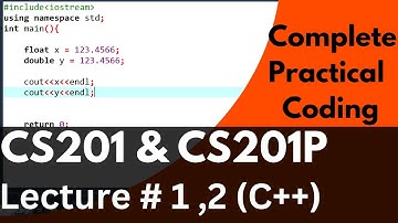 CS201 Short Lecture 1 & 2 | VU Short Lectures | CS201 Short Lectures | M Taimoor Ameen