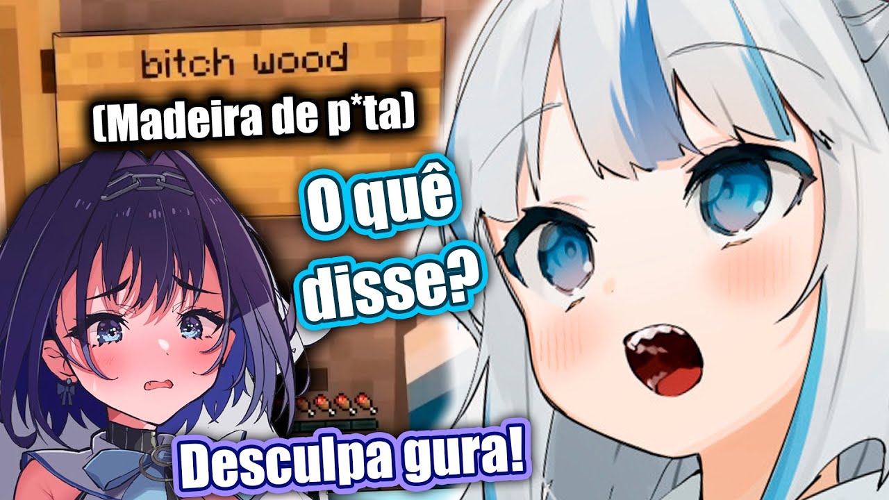Gura não perdoa a Kronii por dizer palavrão... [Hololive EN sub BR]