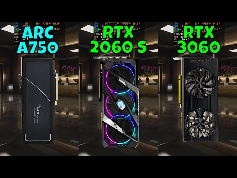 ARC A750 vs RTX 2060 Super vs RTX 3060 (In 10 Games) in 2023