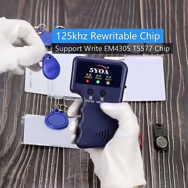 Дупликатор RFID карт EM4100, 125 кГц - YouTube
