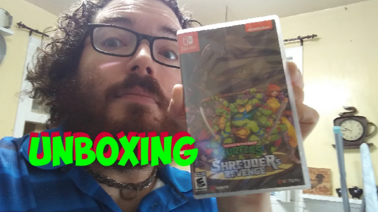 Teenage Mutant Ninja Turtles Shredder's Revenge switch unboxing YouTube