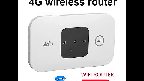 MF800 2 4G WiFi Router, Portable 4G LTE Modem Router with SIM Card Slot, Mini WiFi Mobile Hotspot