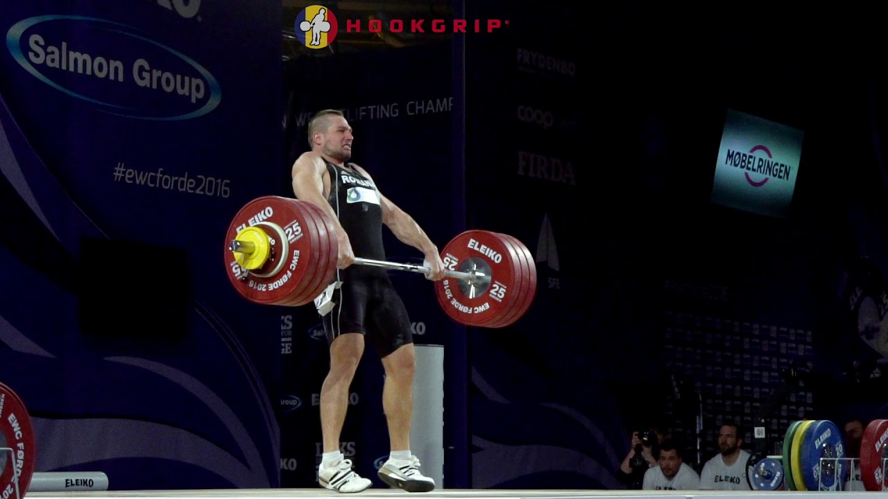 Gheorghii Cernei (85) - 193kg Clean and Jerk @ 2016 European Championships