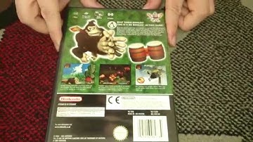 Nostalgamer Unboxes Donkey Kong Jungle Beat On Nintendo Game Cube UK PAL System Version