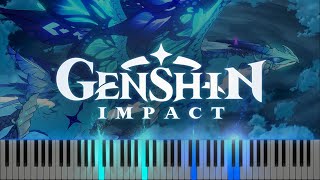 Caelestinum Finale Termini (Genshin Impact) - Synthesia / Piano Tutorial