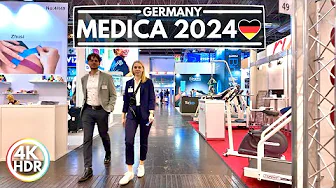 MEDICA 2024: Walking Tour of the World's Largest Medical Exhibition in Düsseldorf Germany! 4K HDR
