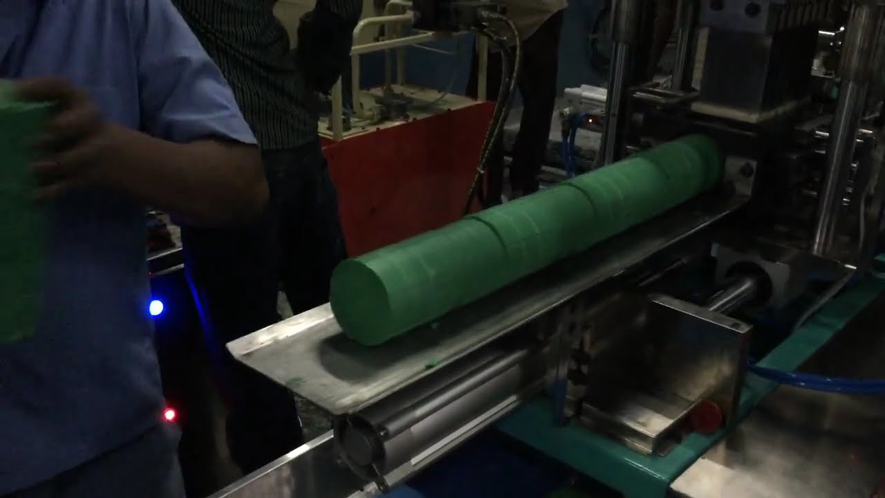 Vertical Round Bar Cutting Machine | Dishwash Bar Plant Machinery