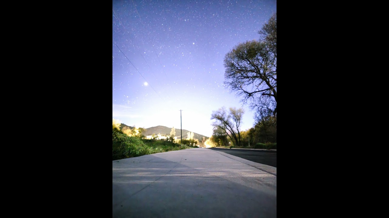 short clip of night pictures