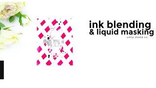 How to use Liquid Masking Fluid with Ink Blending