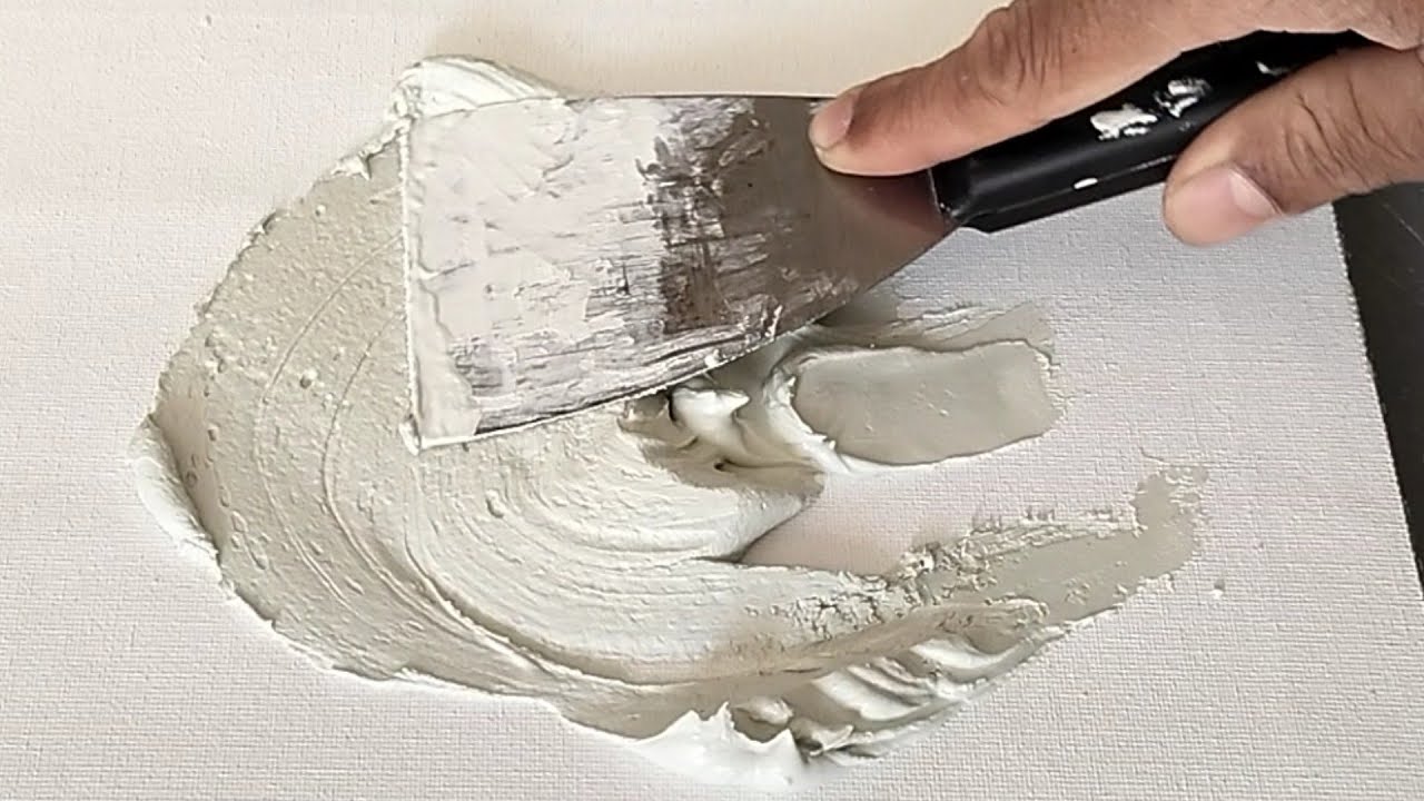 Mastering TEXTURED ABSTRACT Art On Canvas / ACRYLIC Painting Tutorial ...