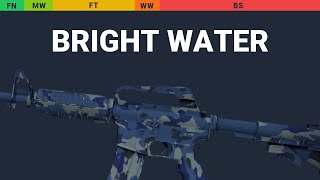 M4A1-S Bright Water - Skin Float And Wear Preview