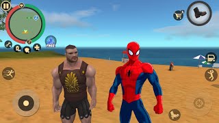 Süper kahraman Örümcek Adam Oyunu - Rope Hero: Vice Town #11 - Android Gameplay