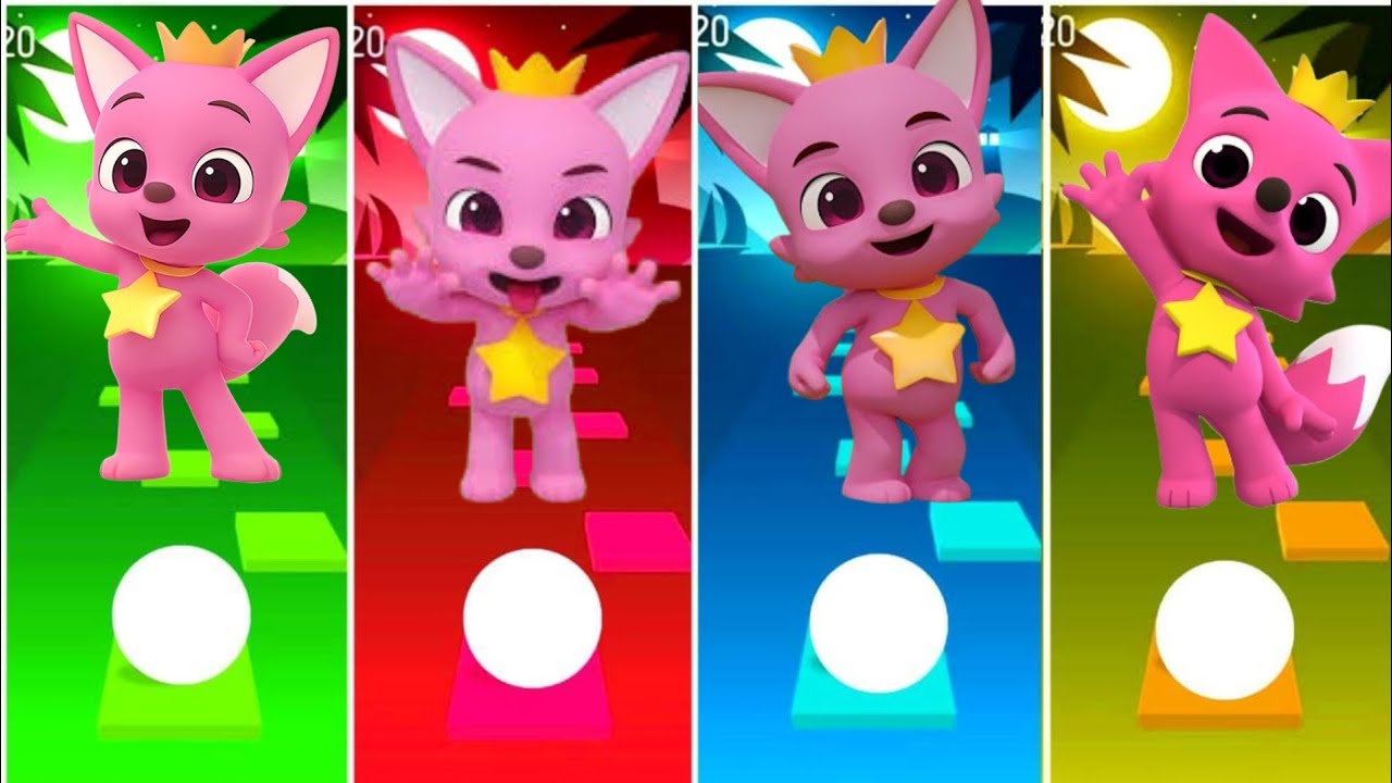 Pinkfong vs pink fong Tilse hope Edm rush game. - YouTube
