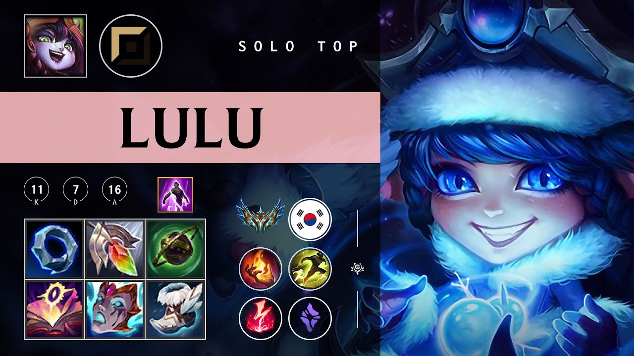 Lulu Top vs Sion - KR Challenger Patch 26.03 - YouTube