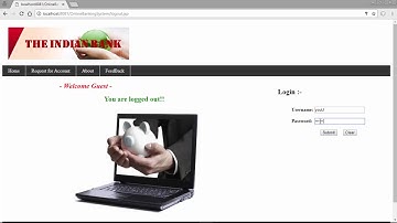 Online Banking System (Advance Java)