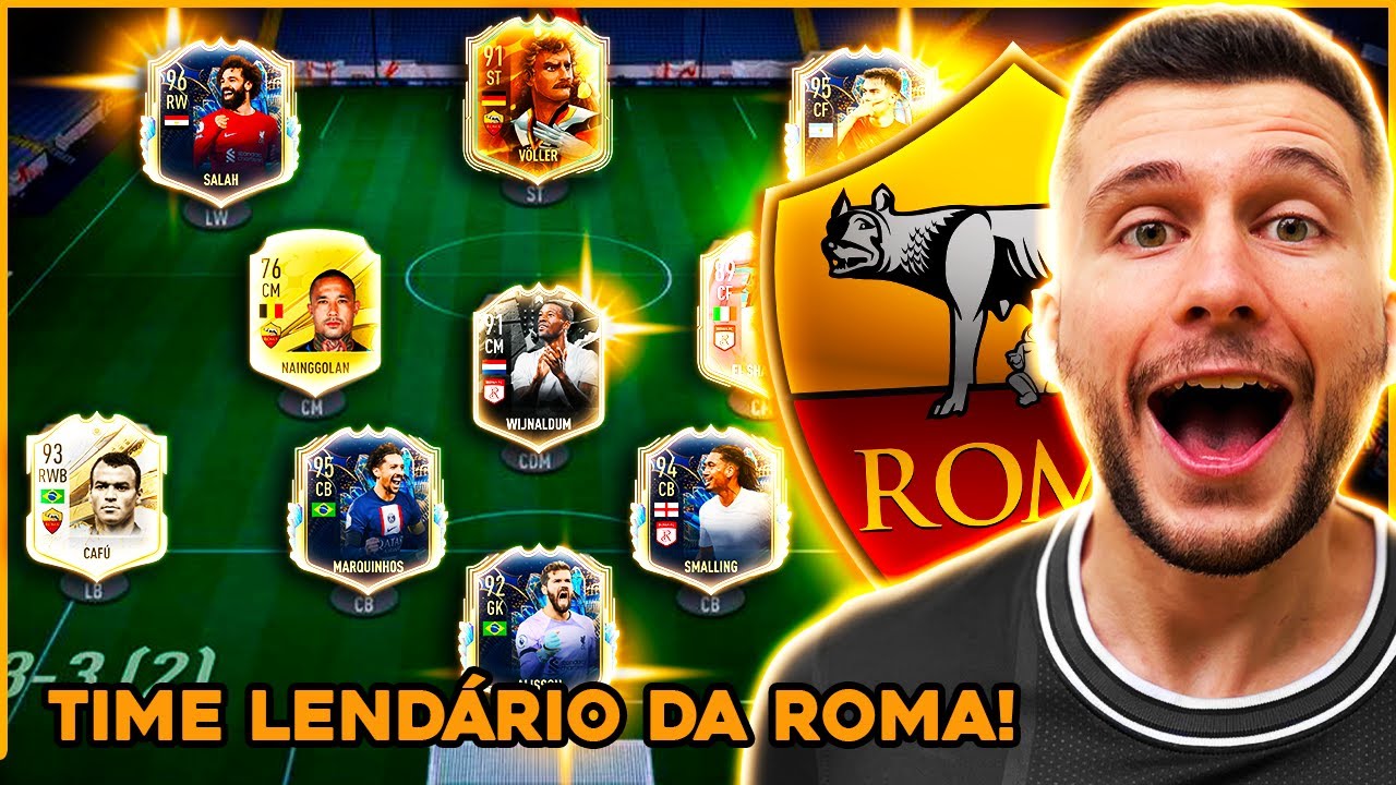 MONTEI O LENDÁRIO TIME DA ROMA, E MITEI DEMAIS NA WL!!! PEGAMOS UM RANK MUITO ALTO! FIFA 23 - UT