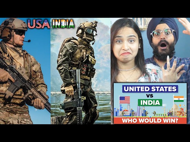 Can we Beat them? Indians React to United States (USA) vs India Military Comparison class=