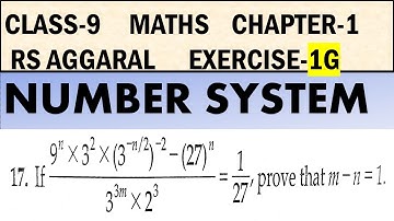 | if (9^n X 3^(2 ) X 3^n-27^n)/(3^3m X 2^3 )=1/27. Prove that m-n=1 |