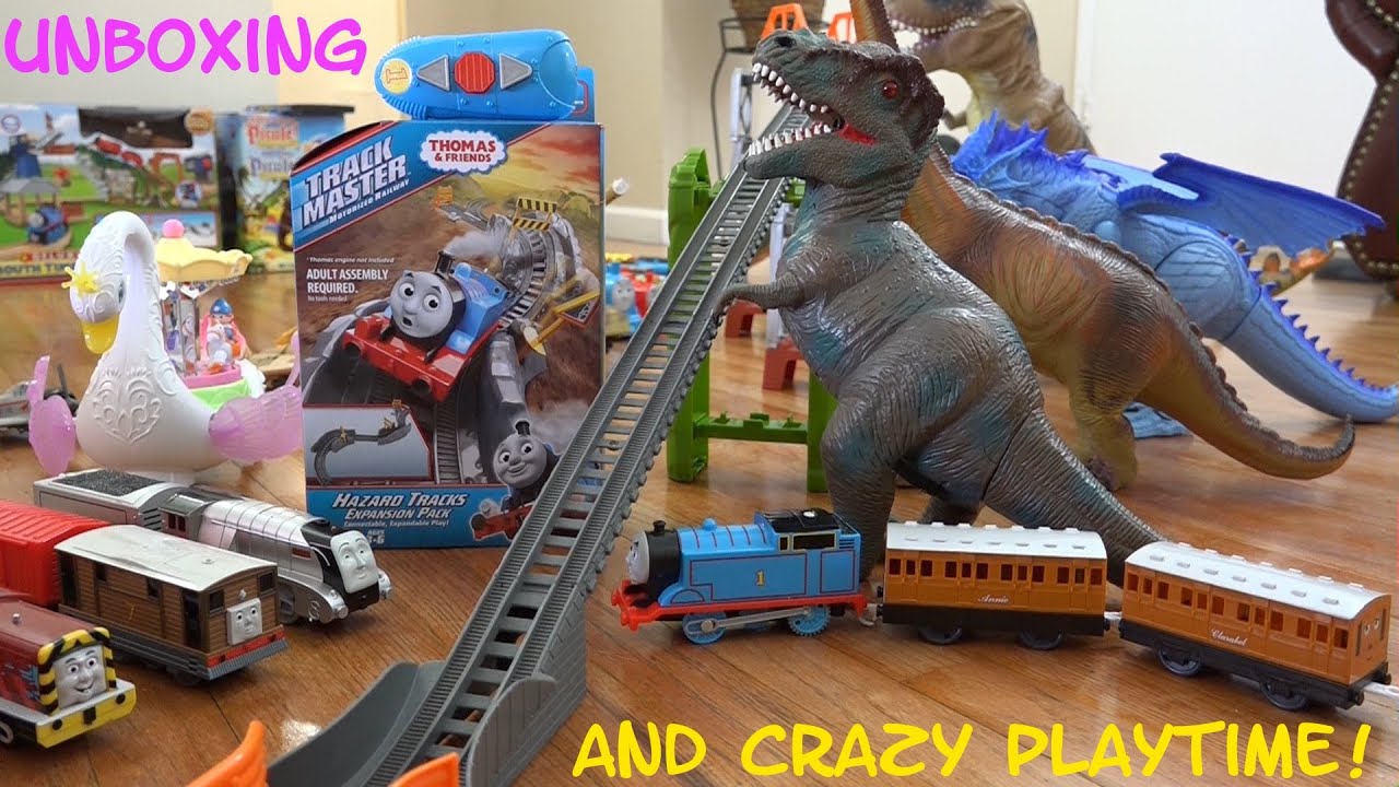 Thomas & Friends: Trackmaster Hazard Tracks Expansion Pack Unboxing & Playtime