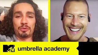 Umbrella Academy Stars Robert Sheehan & Tom Hopper Play MTV Teen Show Charades | MTV Movies