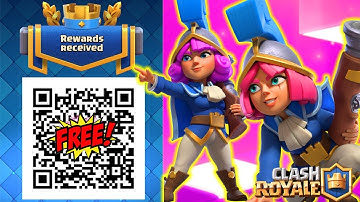 Hurry and Use The New Free QR Codes for Multiple Free Rewards in Clash Royale!