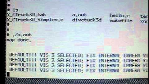 MINIX 3 usage showed by Simon Hasur, terminal and graphical interface, program compilation n run