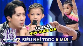 Bé gái 9 tuổi 'GÂY SỐT' với 'CƠ BỤNG 6 MÚI' khiến Trấn Thành, Hari Won trầm trồ | Tập 10 Super 10 screenshot 5