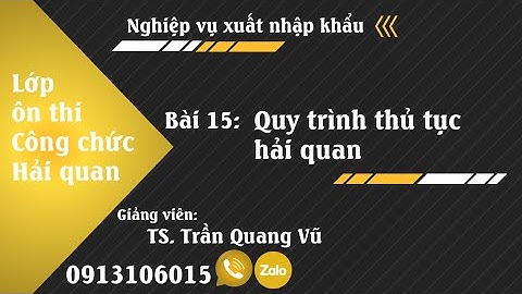 Quy trình thủ tục hải quan 1 lô hàng nhập bằng đường biển