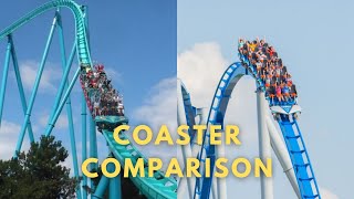 Leviathan versus Orion | Coaster Comparison POV