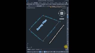 How to Draw a Survey Plan in Civil 3D FAST! ⏱️ #civil3d #autocad #shorts