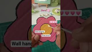 DIY cute and easy wall hanging #artandcraft #art #avikatomar #diy #walhanging #wallhangingdiy