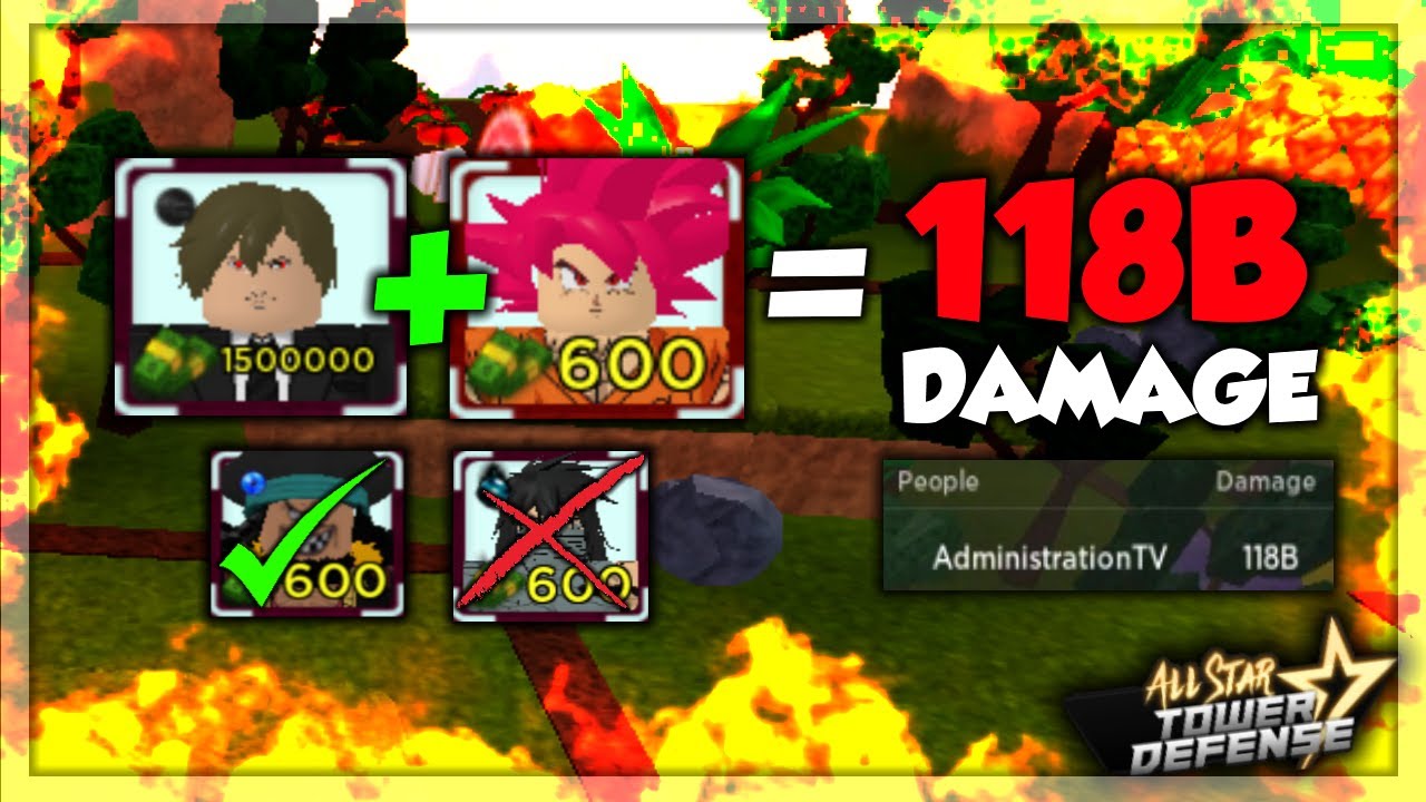 DAMAGE FARM *GOD GOKU METHOD* SOLO GAME PLAY | ROBLOX ALL STAR TOWER DEFENSE