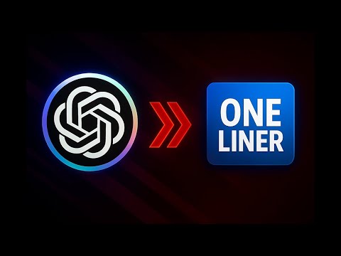 How to Create a One-Liner with ChatGPT