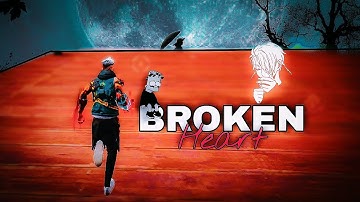 BROKEN HEART 💔|| FF EDIT XML PRESET LINK IN DESCRIPTION 😘 #freefire #trending #alonebashah
