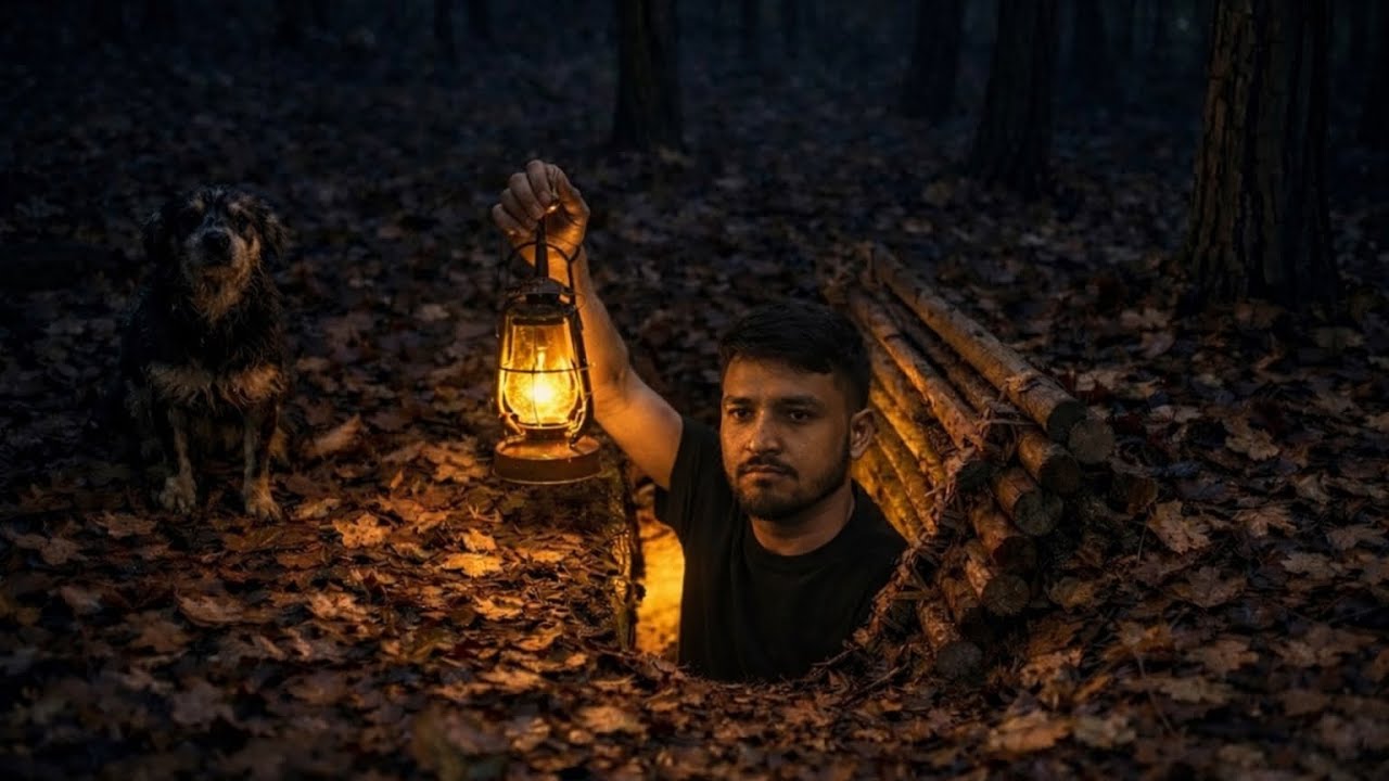 I Built a Secret Underground Shelter Alone | Jungle Survival