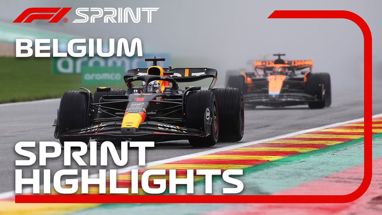 F1 Sprint Highlights 2023 Belgian Grand Prix