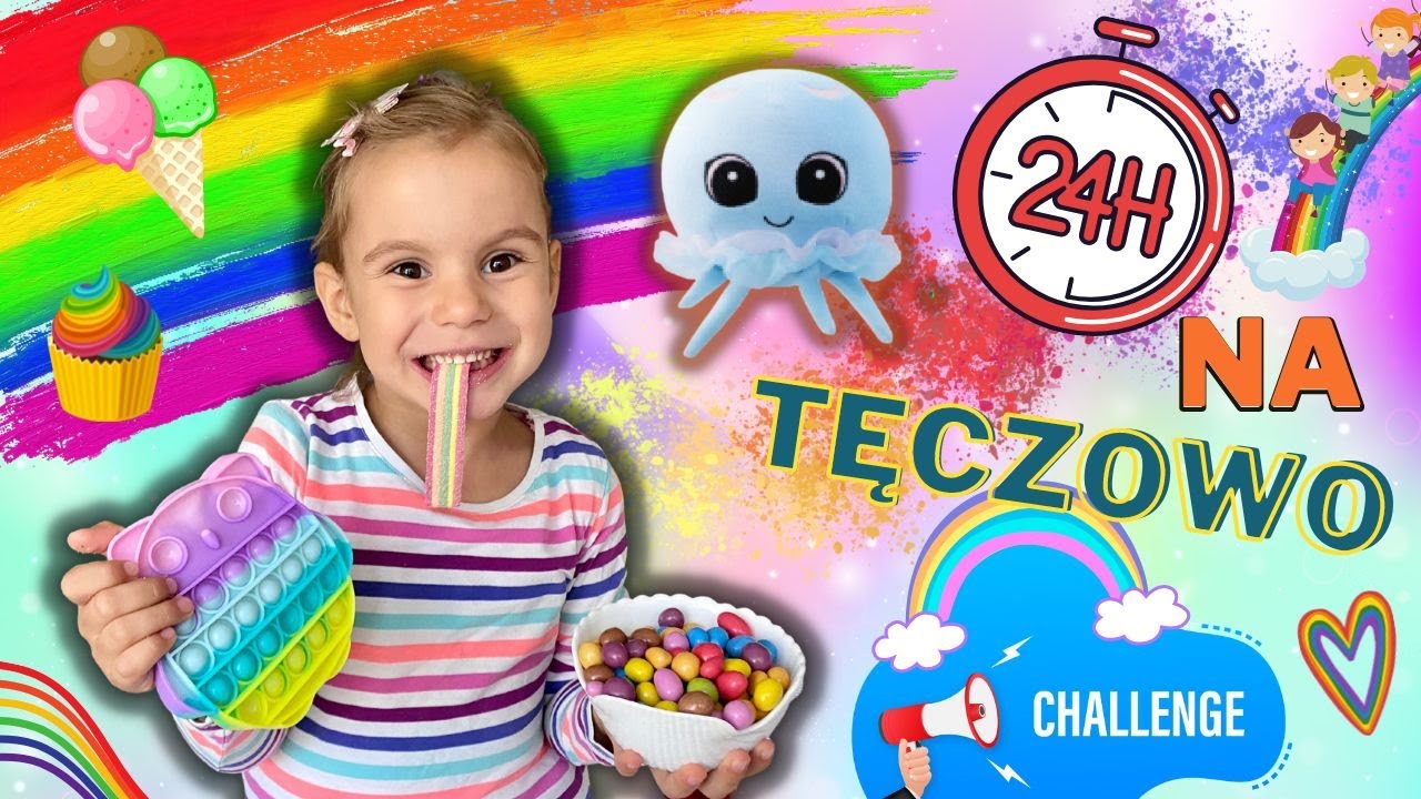 24h na tęczowo💛💚💜💙❤️ Challenge z Gangiem Swojaków🤩🔥