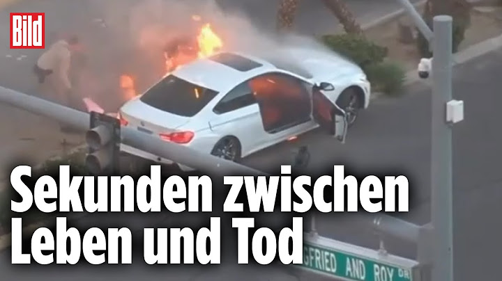 BMW explodiert nach Unfall: Polizei-Rettung in letzter Sekunde