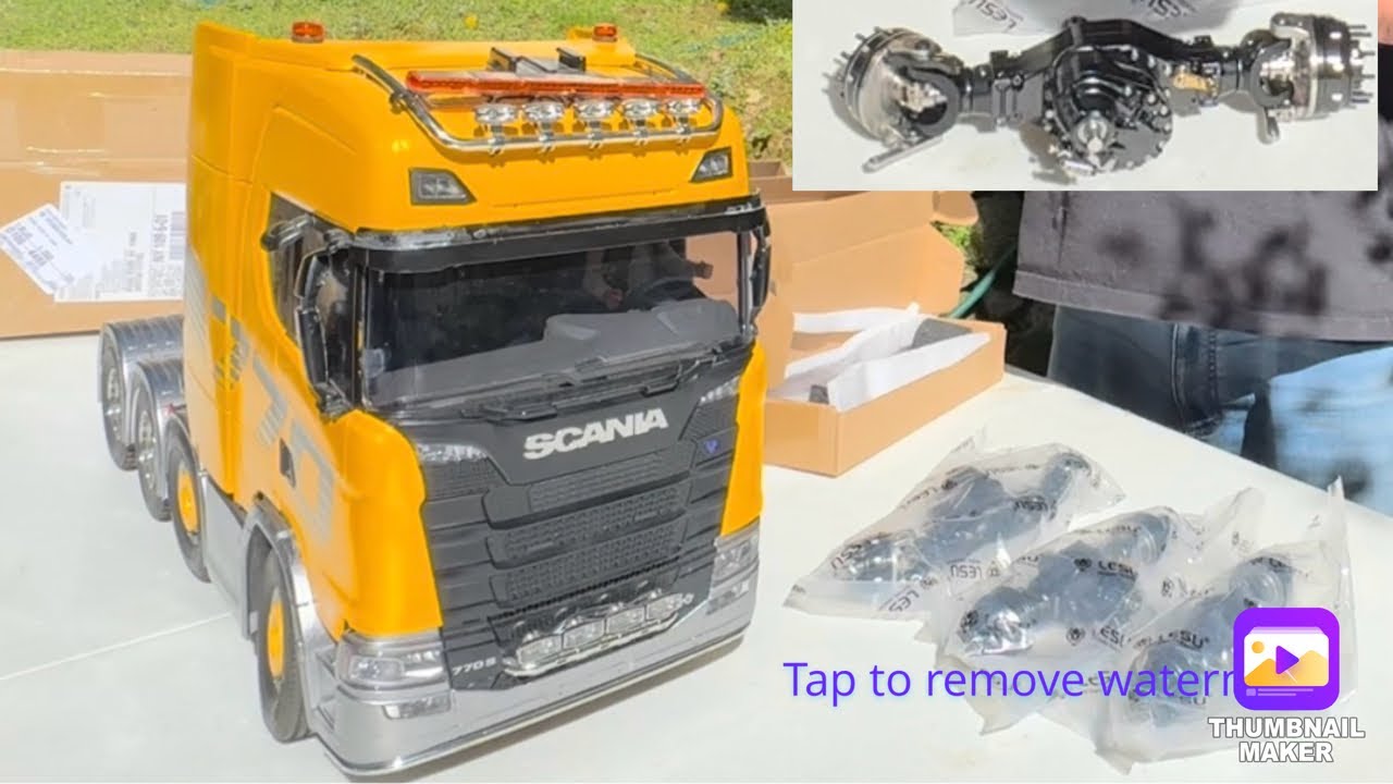 1/14 Tamiya Scania 770's upgrades part 1 #lesu #rctamiya #rctrucks