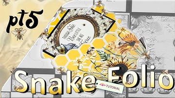 pt5. Snake Folio: Matting The Inserts **NO AUDIO**