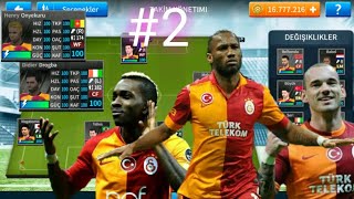 DLS19 Galatasaray Efsaneler yaması(#2)100Luk Drogba,Hagi,Onyekuru,podolski Full kadro