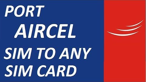 Aircel Sim Port Kaise Kare l Aircel Network Problem l How to Port Aircel Sim Card