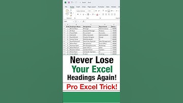 Repeat Header Row on Every Page in Excel | Print Titles Feature Explained 💡