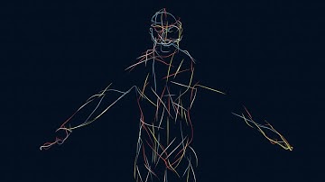 Human Body X-Particles xpEmitter xpTrail Test ( CINEMA 4D Animation ) ❤️ C4D4U