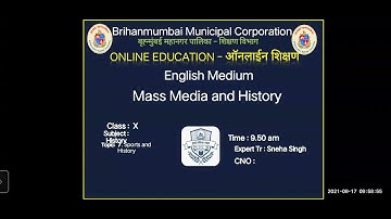 Mass Media and History/Sports and History/Sub-History/By Sneha Singh/bmc edu eng std 10