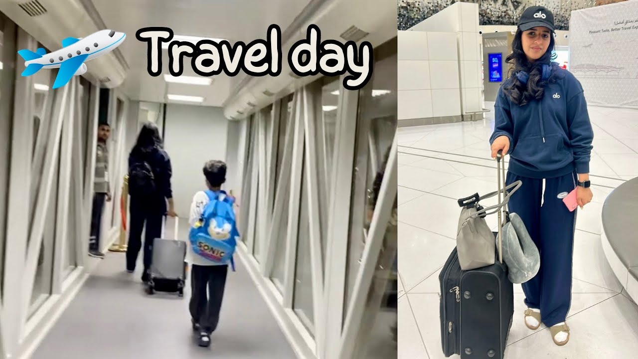 فلوق سفرتنا الطويله الى 🇰🇷 تأخرنا وبغت تطير علينا الطياره✈️😩