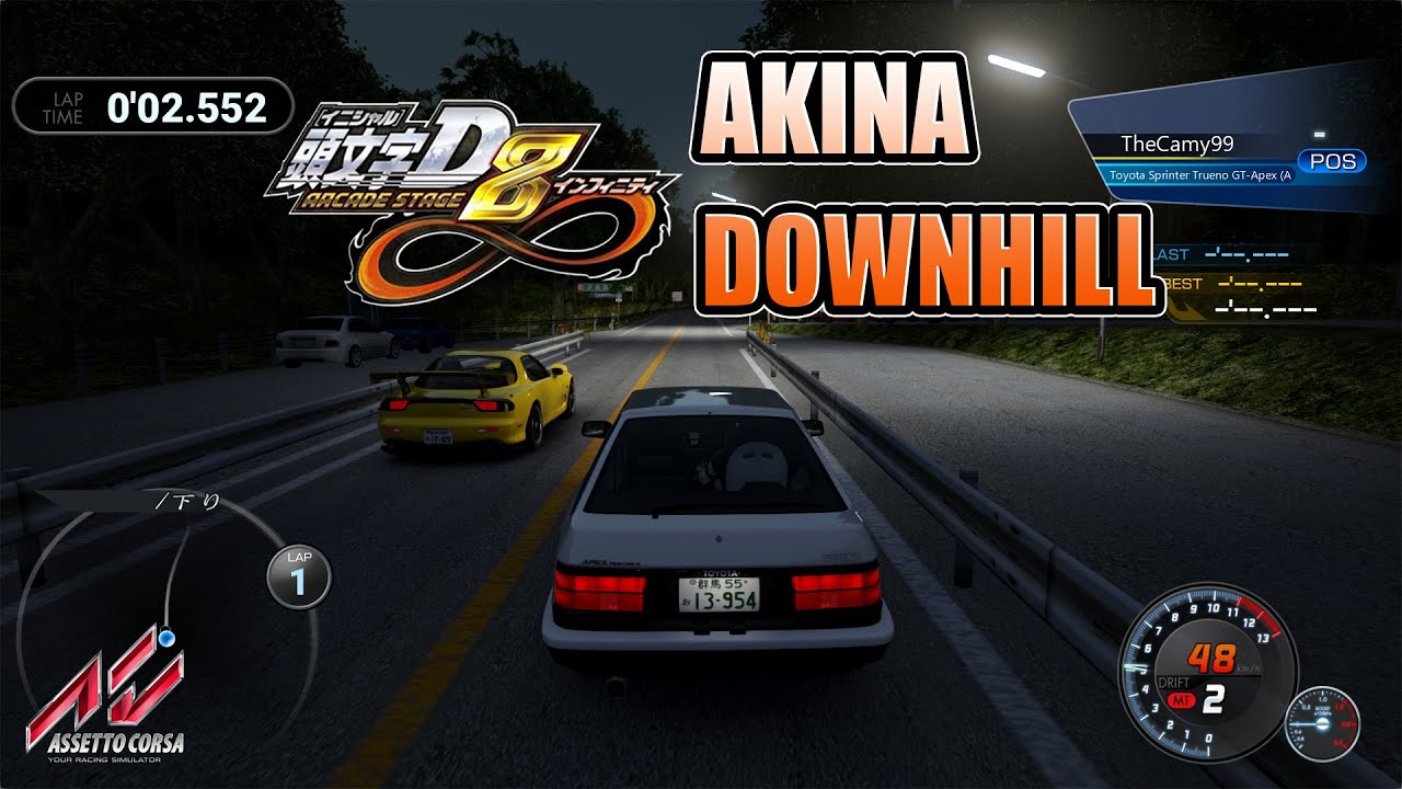 Assetto Corsa Initial D Arcade Stage Akina Track Lap Youtube | My XXX ...
